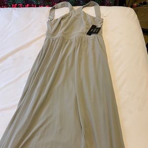 Grey bridesmaid dress